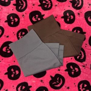 NWOT Ribbed Seamless Workout High Waist
Legging Shorts